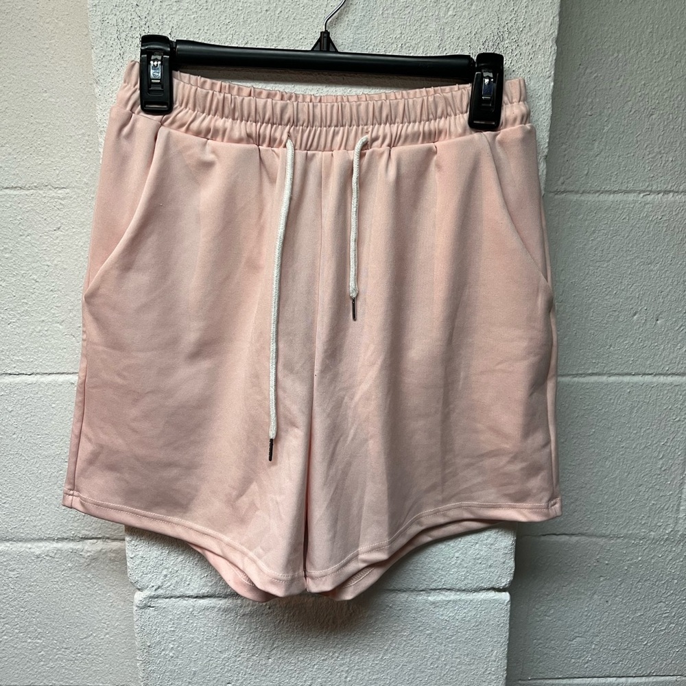 ROMWE Blush Pink Athletic Shorts. Small